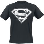 T-Shirt di Superman - Smudge Logo - M a 5XL - Uomo - nero