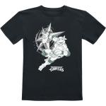 T-shirt nere 12 anni di cotone a tema tartaruga per bambino Tartarughe Ninja di EMP Online Italia 