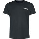 Magliette & T-shirt nere XXL taglie comode di cotone con scollo tondo a tema tartaruga mezza manica con scollo rotondo per Uomo Tartarughe Ninja 