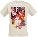 T-Shirt di The Doors - Jim Face Fire - S a XXL - Uomo - crema
