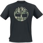 T-Shirt di Timberland - Kennebec River Camo Tree Logo Short Sleeved T-shirt - S a XXL - Uomo - nero