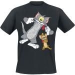 T-Shirt di Tom And Jerry - Funny Faces - S a XL - Uomo - nero