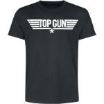 Magliette & T-shirt nere 3 XL taglie comode di cotone con scollo tondo mezza manica con scollo rotondo per Uomo Top Gun Top Gun 
