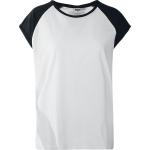 T-Shirt di Urban Classics - Ladies Contrast Raglan Tee - XS a 5XL - Donna - bianco/nero