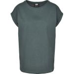 Magliette & T-shirt urban verde bottiglia 5 XL taglie comode di cotone mezza manica con scollo a barca per Donna Urban Classics 