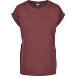 Magliette & T-shirt urban rosse 5 XL taglie comode di cotone mezza manica con scollo a barca per Donna Urban Classics 