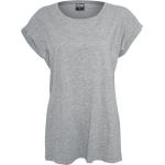 Magliette & T-shirt urban grigie XL di cotone mezza manica con scollo a barca per Donna Urban Classics 