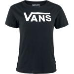 Magliette & T-shirt nere XL di cotone con scollo tondo mezza manica con scollo rotondo per Donna Vans Flying V 