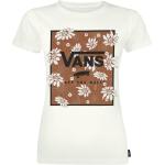 Magliette & T-shirt crema XL di cotone a fiori con scollo tondo con scollo rotondo per Donna Vans 