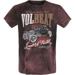Magliette & T-shirt 4 XL di cotone batik con scollo tondo mezza manica con scollo rotondo per Uomo Volbeat 