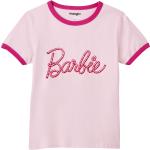 T-Shirt di Wrangler - Barbie slim ringer T-shirt - XS a L - Donna - rosa