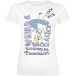 T-Shirt Disney di Alice nel Paese delle Meraviglie - Alice in Wonderland - Wonderland - S a XXL - Donna - bianco