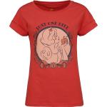 T-Shirt Disney di Biancaneve e i Sette Nani - Disney Princess - Picnic Collection - Snow White - S a XXL - Donna - rosso