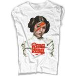 T-Shirt Donna Bianca Principessa Leila Leia - Rebe