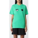 Magliette & T-shirt verdi XS mezza manica con scollo rotondo per Donna Chiara Ferragni 