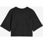 Magliette & T-shirt romantiche nere S taglie comode di cotone traspiranti mezza manica con scollo rotondo per Donna Freddy 