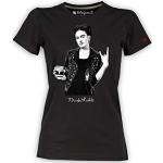 Magliette & T-shirt stampate rock nere L di cotone lavabili in lavatrice per Donna Frida Kahlo 