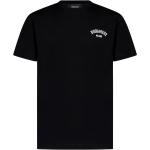 Magliette & T-shirt nere XXL taglie comode di cotone a girocollo mezza manica con scollo rotondo Dsquared2 