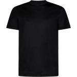 Magliette & T-shirt nere S in lyocell a girocollo mezza manica con scollo rotondo Emporio Armani 