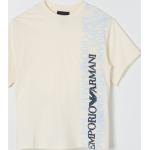 T-shirt crema per bambino Emporio Armani di Giglio.com 