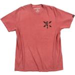 Magliette & T-shirt punk di cotone a girocollo con scollo rotondo 