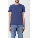 Magliette & T-shirt blu M in jersey con taschino per Uomo FAY 