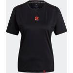 Magliette & T-shirt nere XL in poliestere con scollo rotondo per Donna adidas 