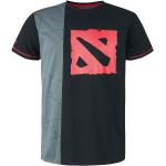 T-Shirt Gaming di DOTA 2 - Team up - S a L - Uomo - nero/grigio