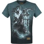 T-Shirt Gaming di League of Legends - Arcane - Thresh - M a XXL - Uomo - blu