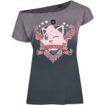 T-Shirt Gaming di Pokémon - Jigglypuff - Pokémon Trainer - S a XXL - Donna - rosa pallido