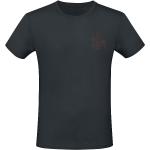 Magliette & T-shirt nere XXL taglie comode di cotone con scollo tondo mezza manica con scollo rotondo per Uomo Pokemon 