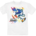 T-Shirt Gaming di Sonic The Hedgehog - Kids - Sonic face - 104 a 164 - Unisex - bianco