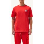 Magliette & T-shirt rosse XXL taglie comode di cotone a girocollo con scollo rotondo per Uomo Autry 