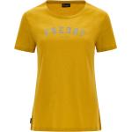Magliette & T-shirt scontate gialle S di cotone con glitter a girocollo mezza manica con scollo rotondo per Donna Freddy 