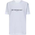 Magliette & T-shirt classiche bianche M di cotone a girocollo a tema Parigi mezza manica con scollo rotondo Givenchy 