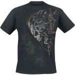 T-Shirt Gothic di Spiral - Diesel Punk - S a 4XL - Uomo - nero