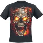 T-Shirt Gothic di Spiral - Skull Blast - M a XXL - Uomo - nero