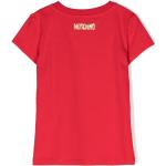 Magliette & T-shirt scontate rosse con scollo tondo mezza manica con scollo rotondo per Donna Moschino Kids 