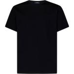 Magliette & T-shirt nere a girocollo mezza manica con scollo rotondo Herno 