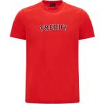 Magliette & T-shirt scontate rosse XL di cotone mezza manica con scollo rotondo per Uomo Freddy 