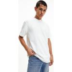 Magliette & T-shirt bianche S di spugna Bio mezza manica con scollo rotondo per Uomo Calvin Klein 