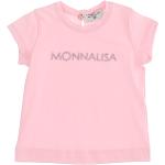 Top scontati rosa 18 mesi di cotone mezza manica per bambina Monnalisa di Monnalisa.com 