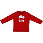 T-shirt manica lunga scontate rosse di cotone manica lunga per neonato Monnalisa di Monnalisa.com 