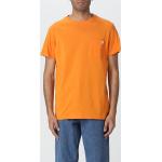 Magliette & T-shirt scontate arancioni M di cotone mezza manica con scollo rotondo K-WAY 
