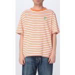 Magliette & T-shirt scontate casual arancioni M a righe mezza manica con scollo rotondo Kenzo 