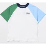 T-shirt avorio di cotone per bambino Kenzo Kids di Giglio.com 