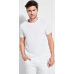 Magliette & T-shirt bianche M di cotone con scollo tondo mezza manica con scollo rotondo Guess 