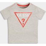 Magliette & T-shirt grigie di cotone Bio mezza manica con manica corta Guess Kids 