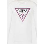 T-shirt manica lunga bianche 10 anni di cotone Bio manica lunga per bambina Guess Kids di Guess.eu 