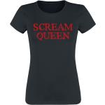 T-Shirt Magliette Divertenti di Sprüche - Scream Queen - S a 3XL - Donna - nero